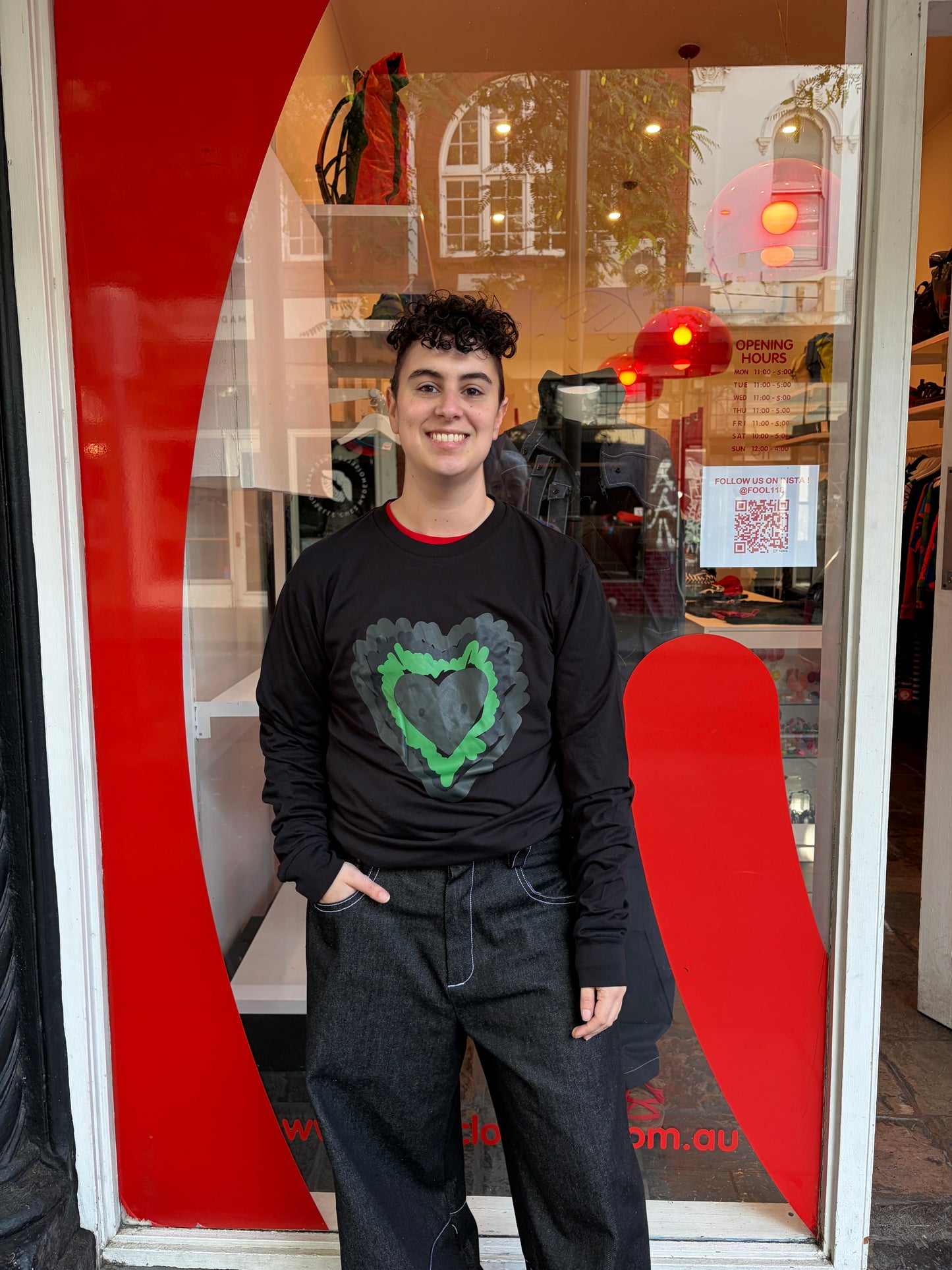 LS Black Heartstopper tee