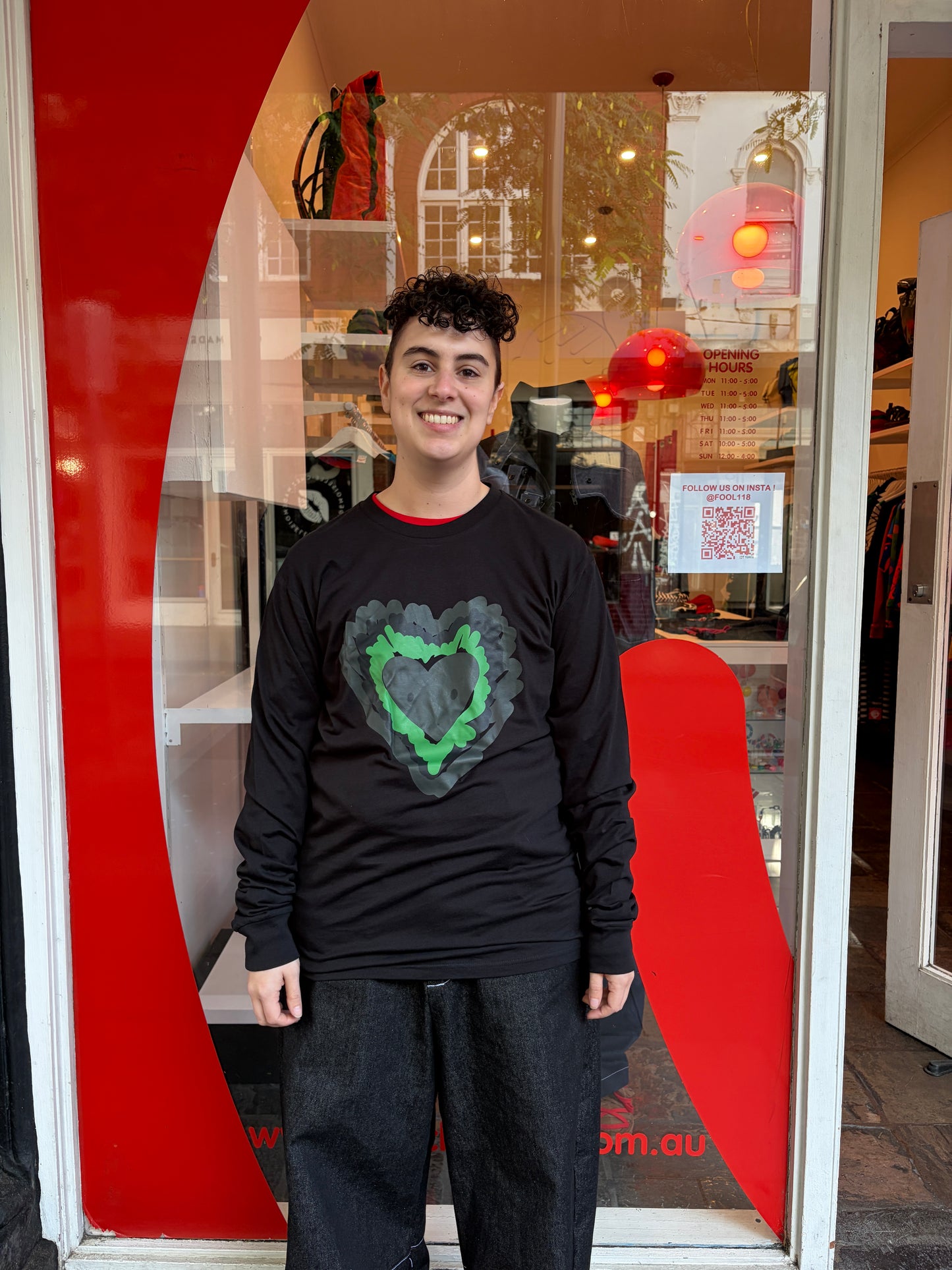 LS Black Heartstopper tee