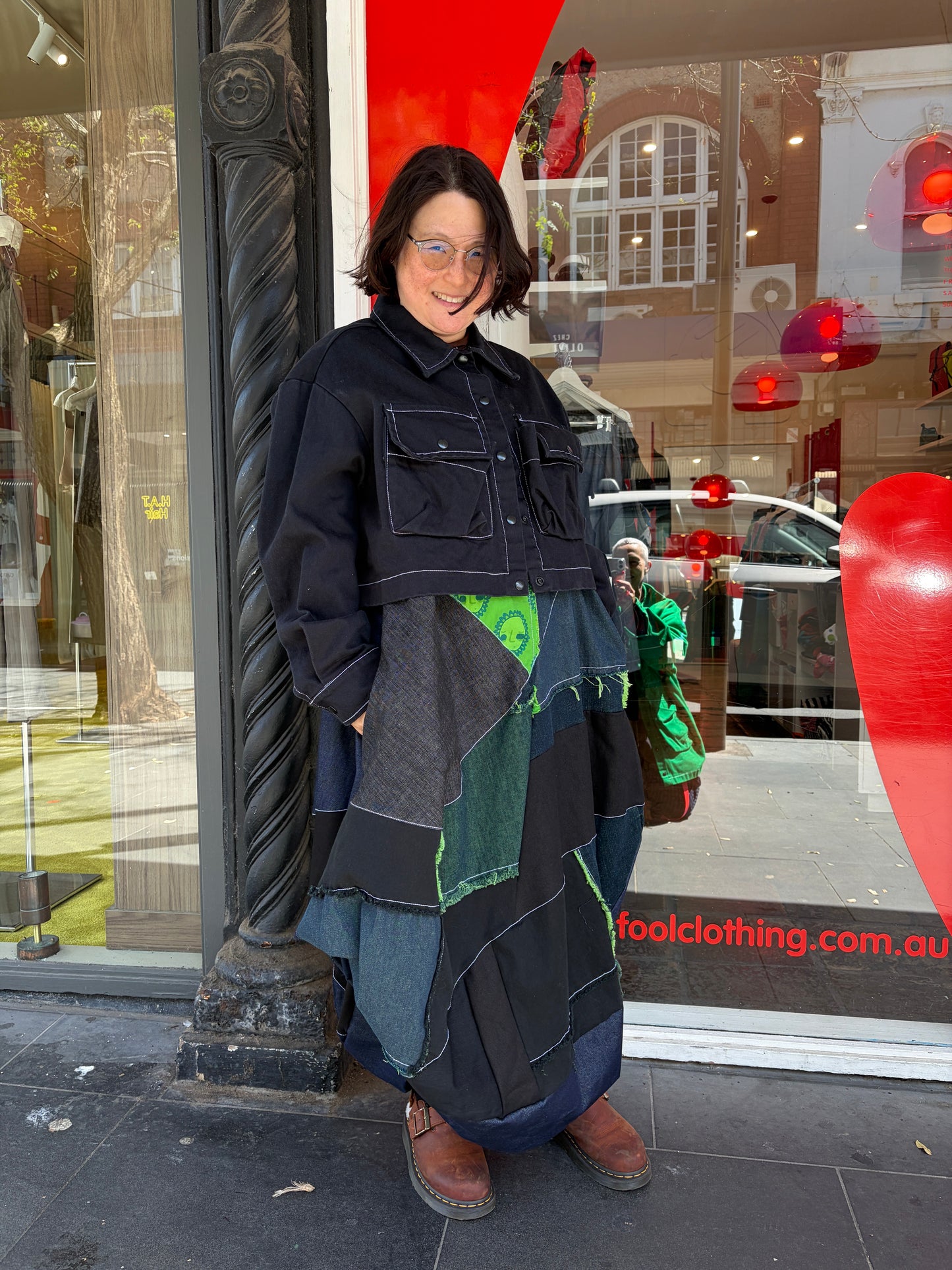 Dyed Crop Pocket Jacket