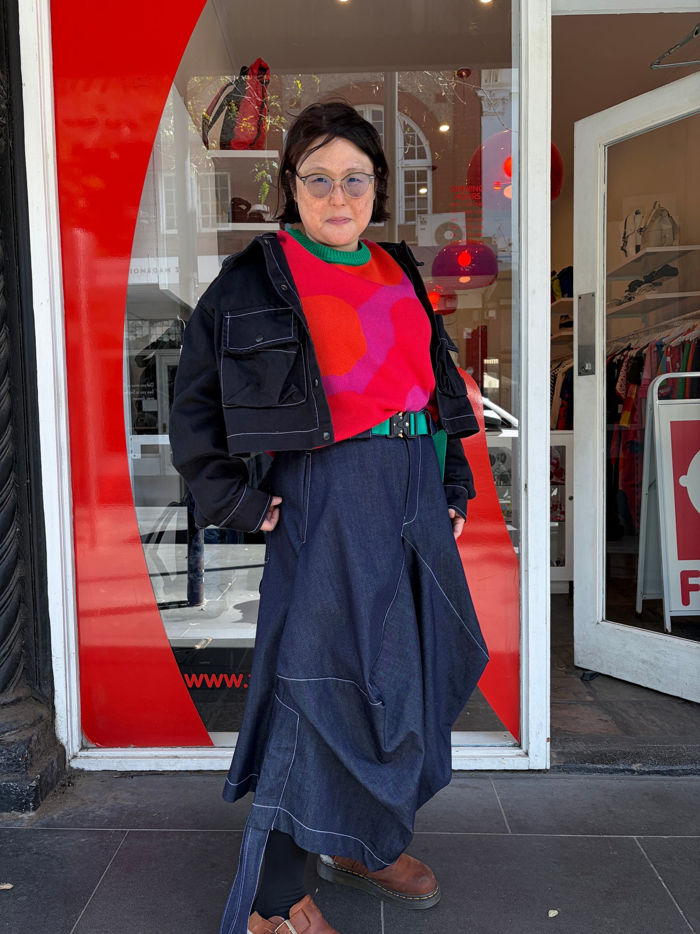 Dyed Crop Pocket Jacket