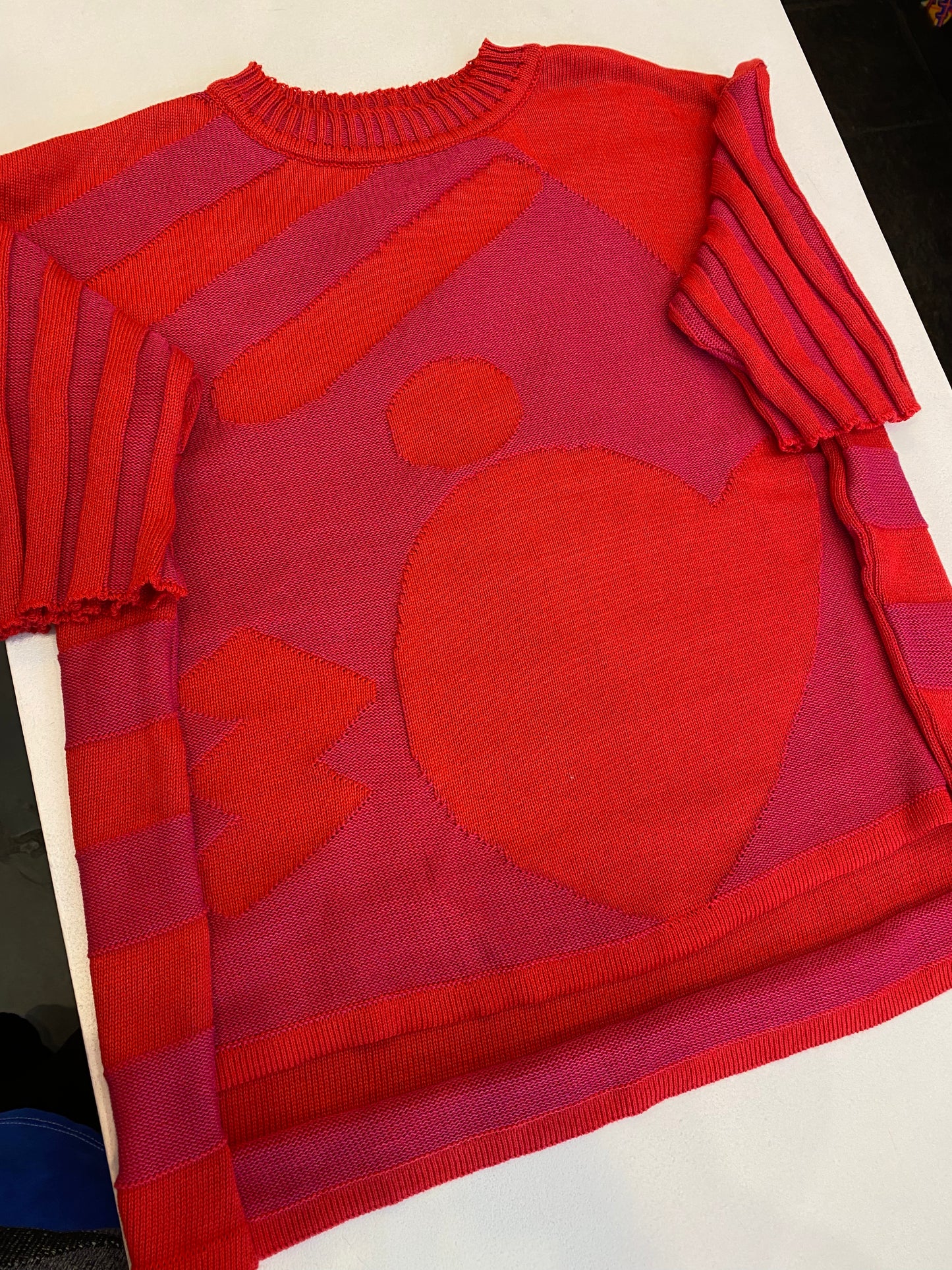 Sweetheart knit Fuchsia