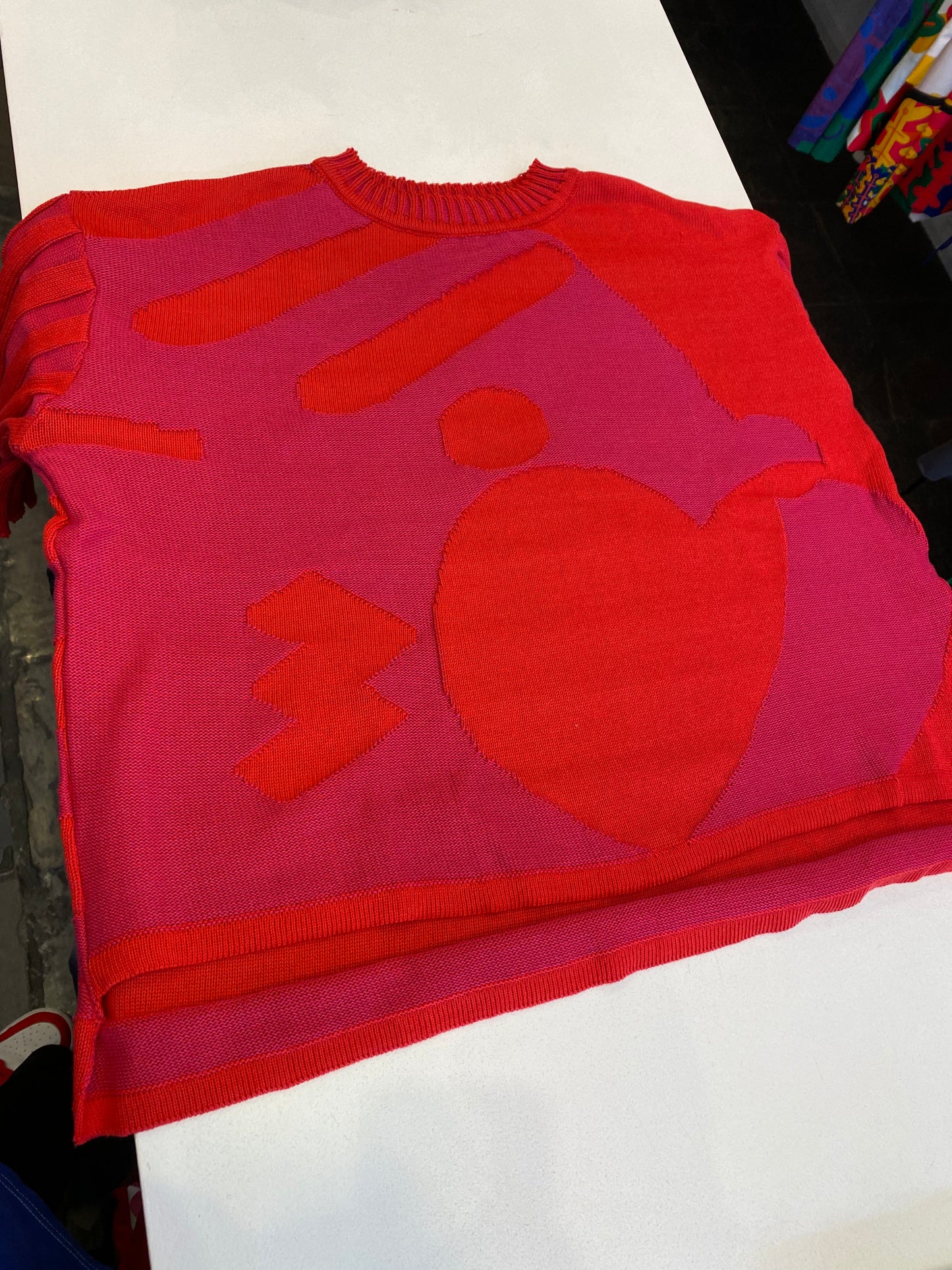 Sweetheart knit Fuchsia