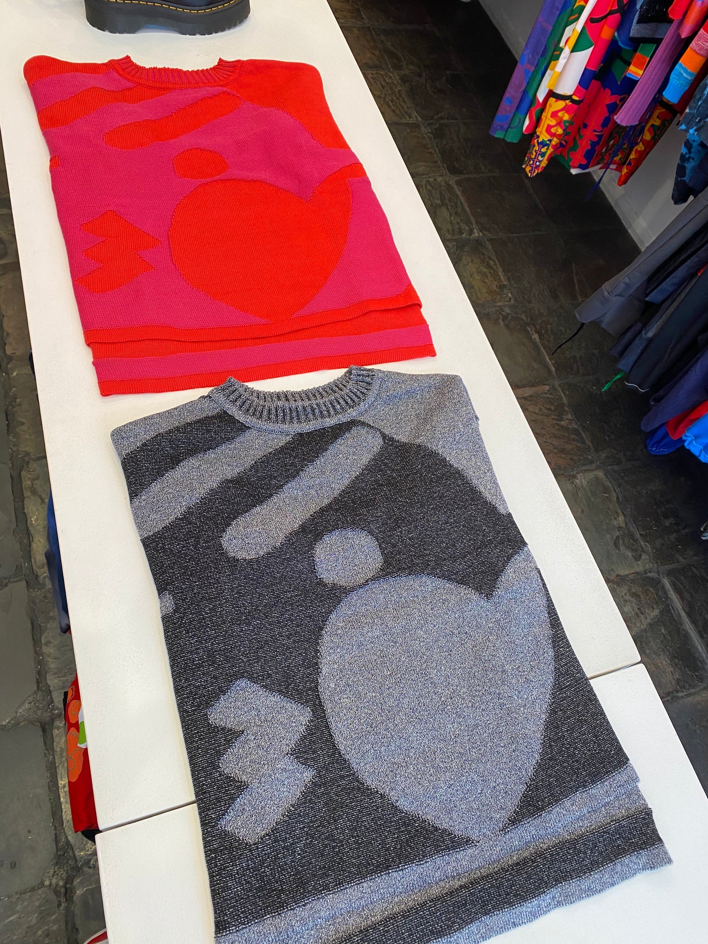 Sweetheart knit Denim