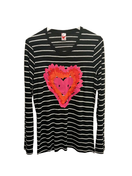 LS Heartstopper tee stripes
