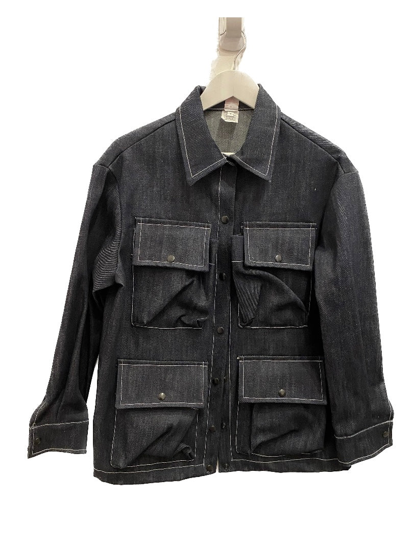 Fear of god raw clearance selvedge denim long jacket