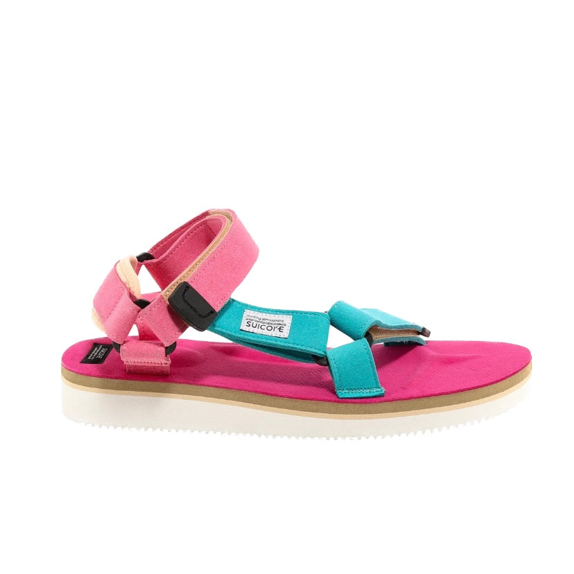 Pink Turquoise Depa ECS Suicoke Sandal FOOL