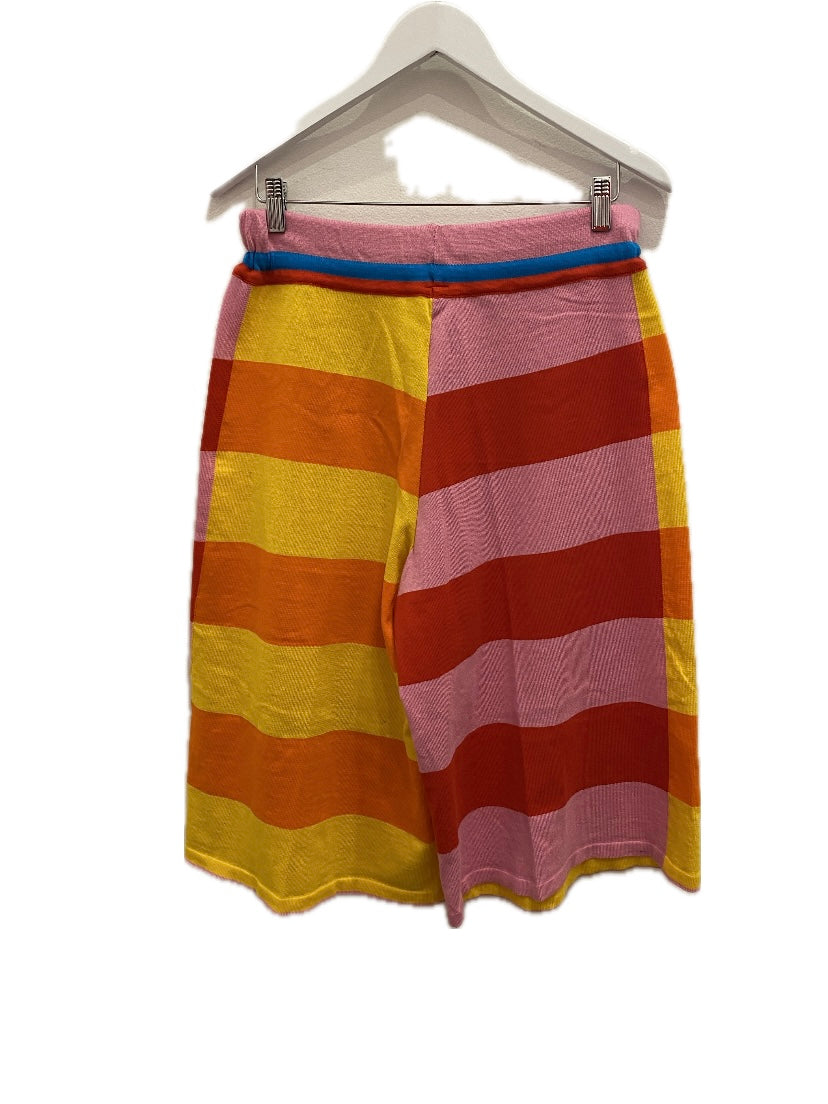Knit Shorts Long Stripe Bright FOOL