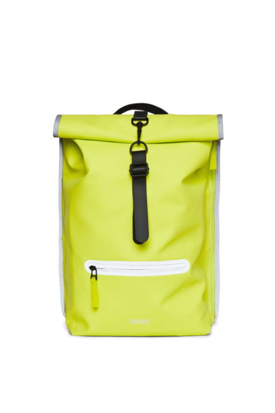 Digital Lime Rains Reflective Rolltop Rucksack