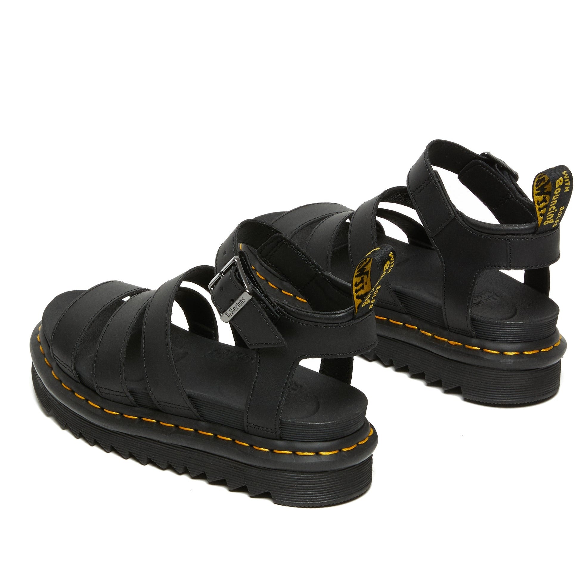 Black dr clearance martens sandals