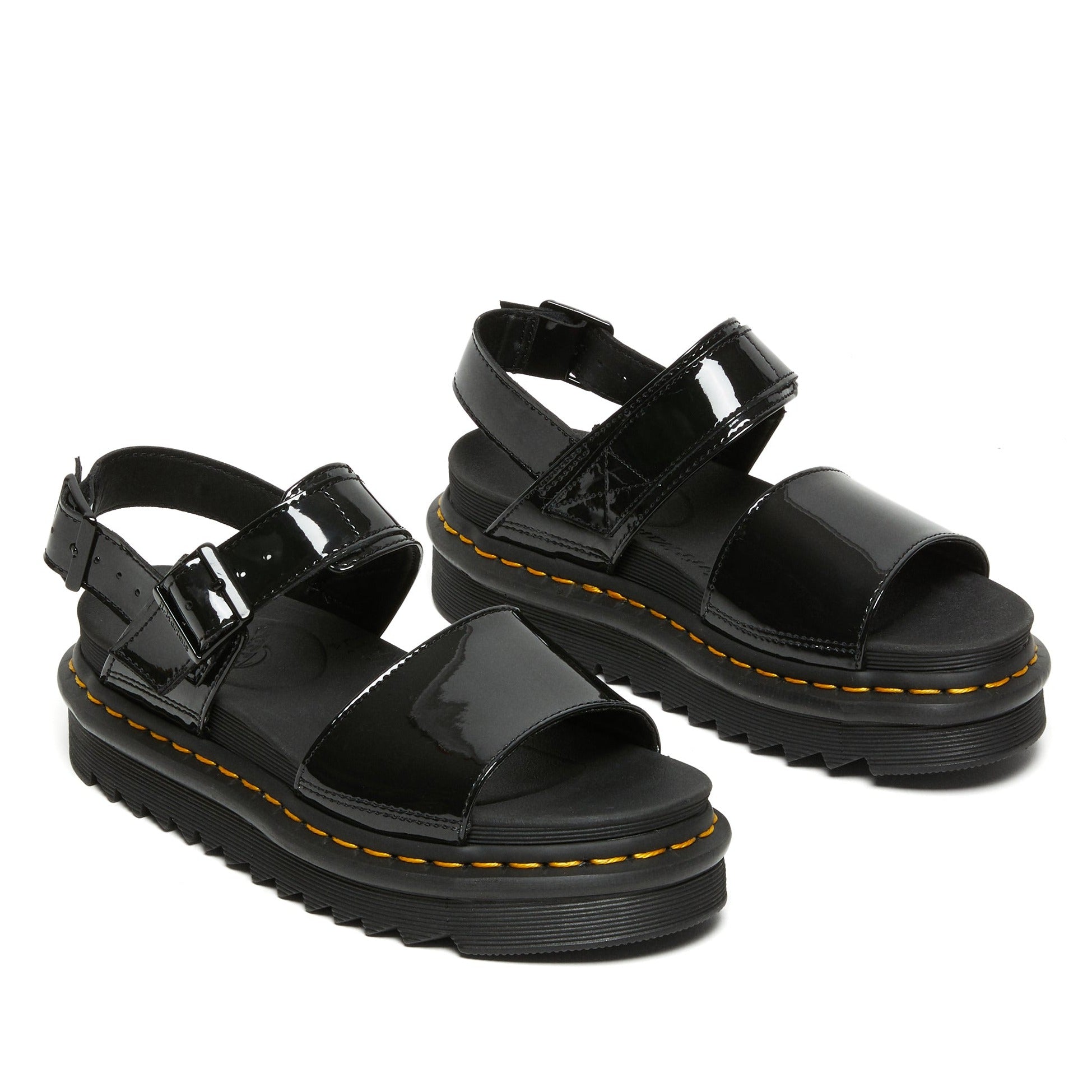 Voss outlet patent sandals