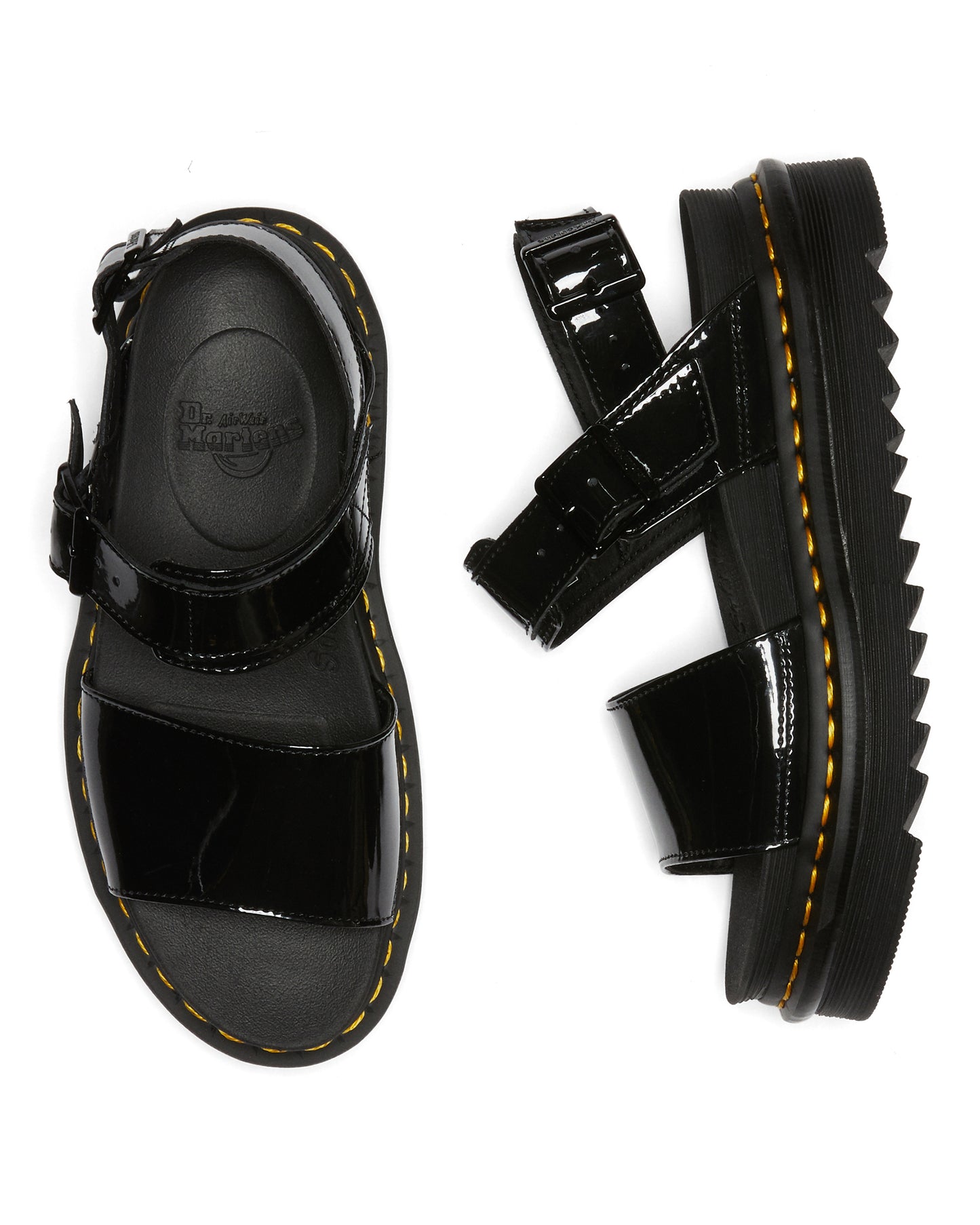 Voss Patent Dr Martens Sandals