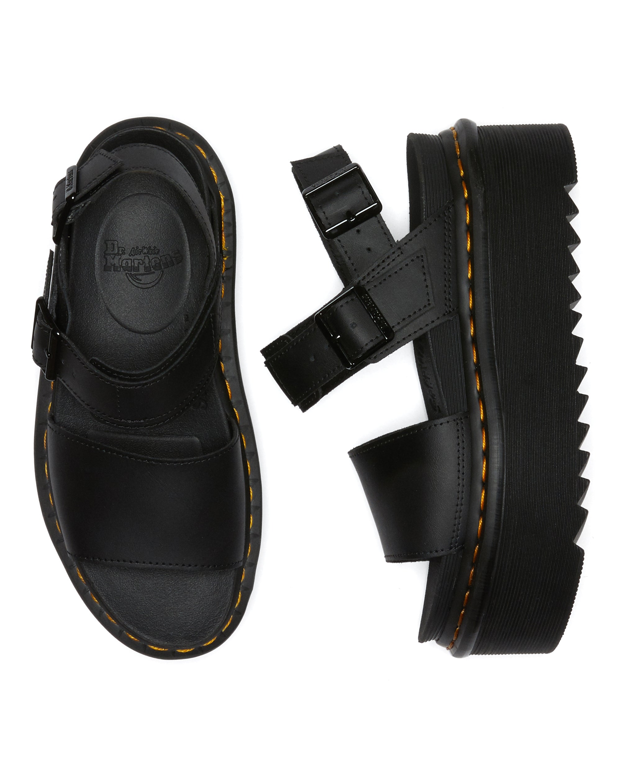 Dr martens hotsell black voss sandals