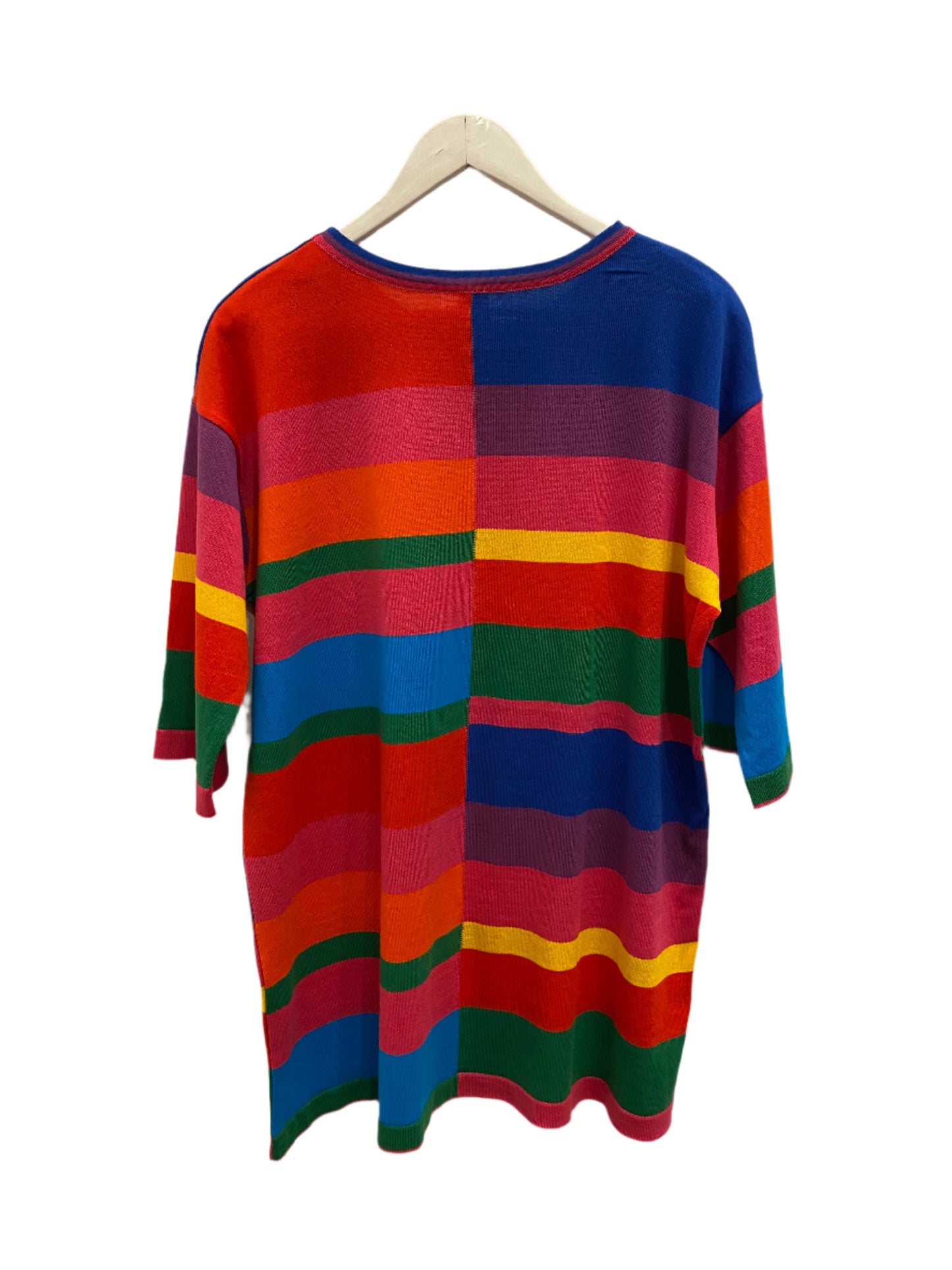 Bright Multi Stripe Split Knit