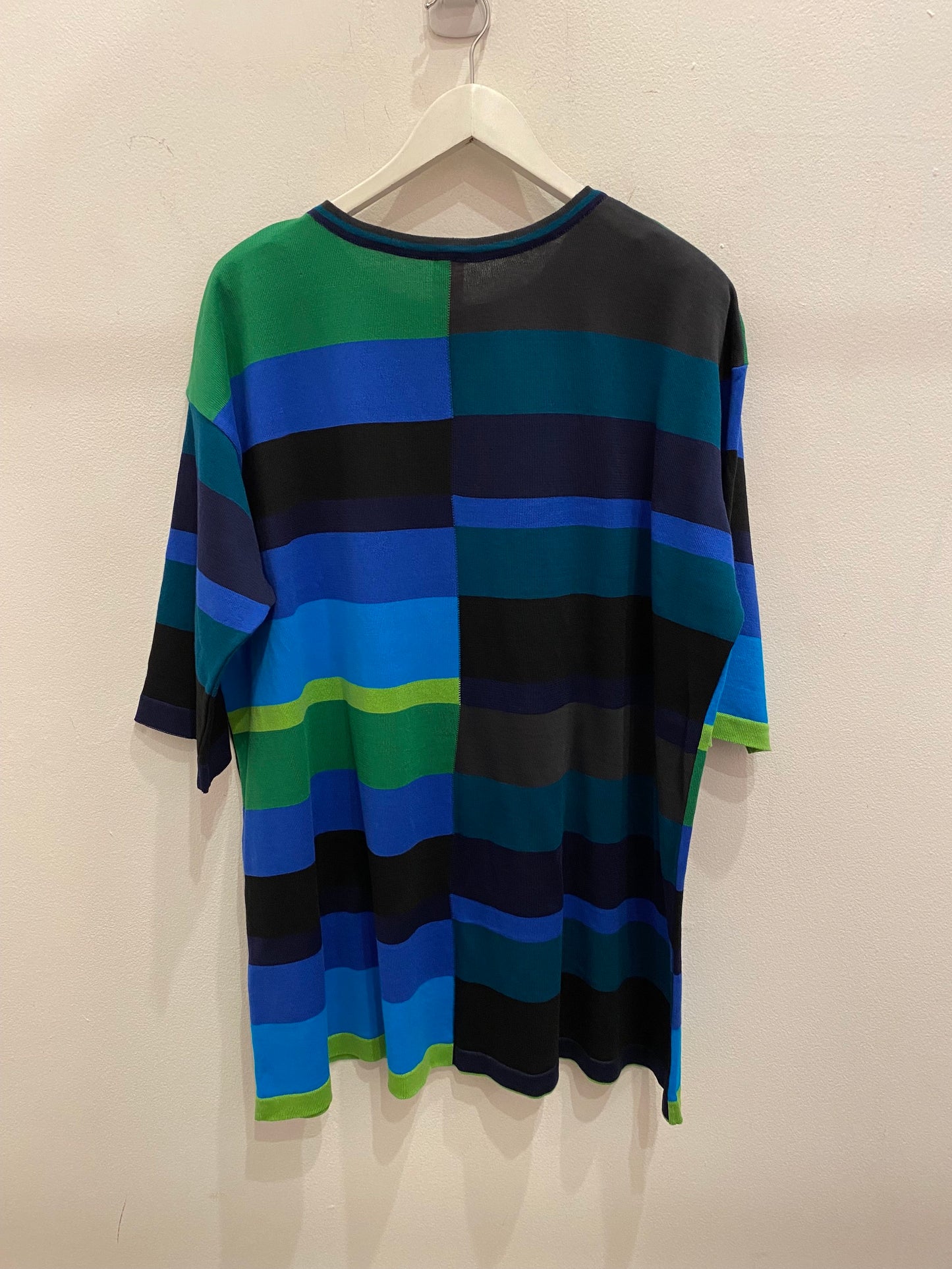 Dark Multi Stripe Split Knit